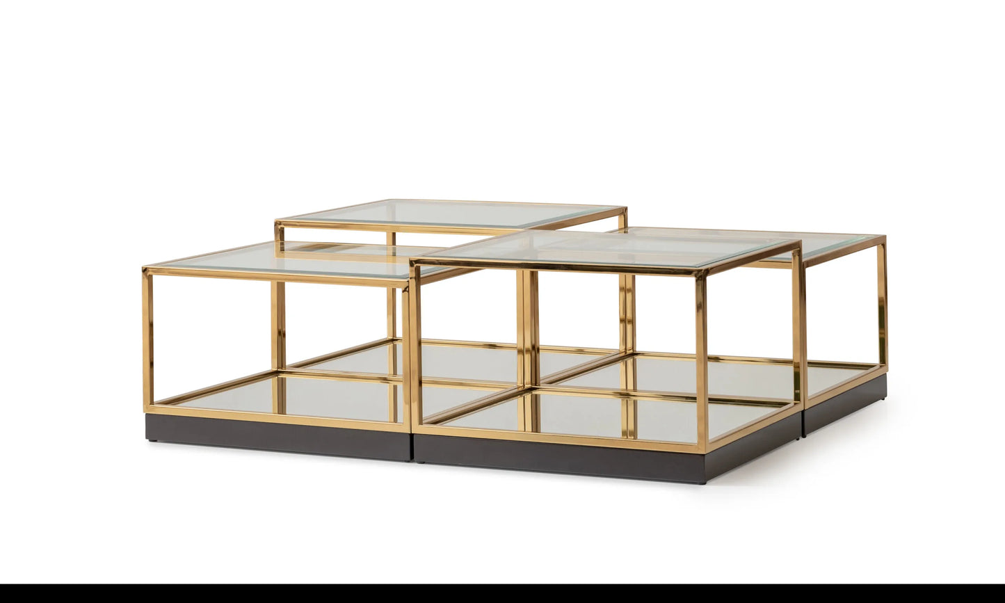 Parma Modern Glass Coffee Table – Luxe Life Furniture