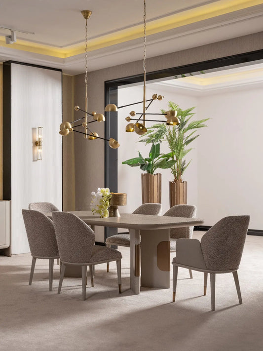 Milano Modern Dining Table: Crafted from high-quality materials, this stylish table is available in two sizes and comfortably seats 6-10 people Milano Modern Dining Table: Crafted from high-quality materials, this stylish table is available in two sizes and comfortably seats 6-10 people