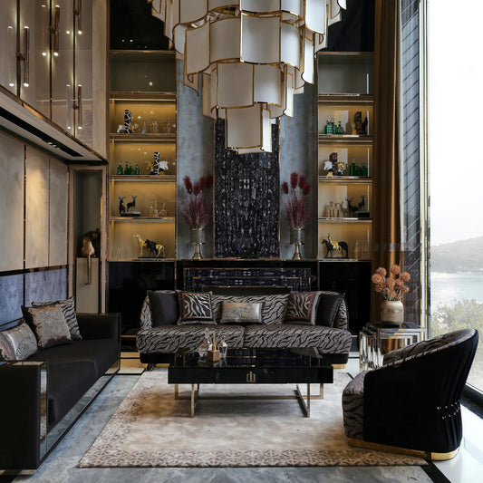 Belgrad Mirrored 3 Seater Sofa - Luxe Life Furniture Belgrad Mirrored 3 Seater Sofa - Luxe Life Furniture