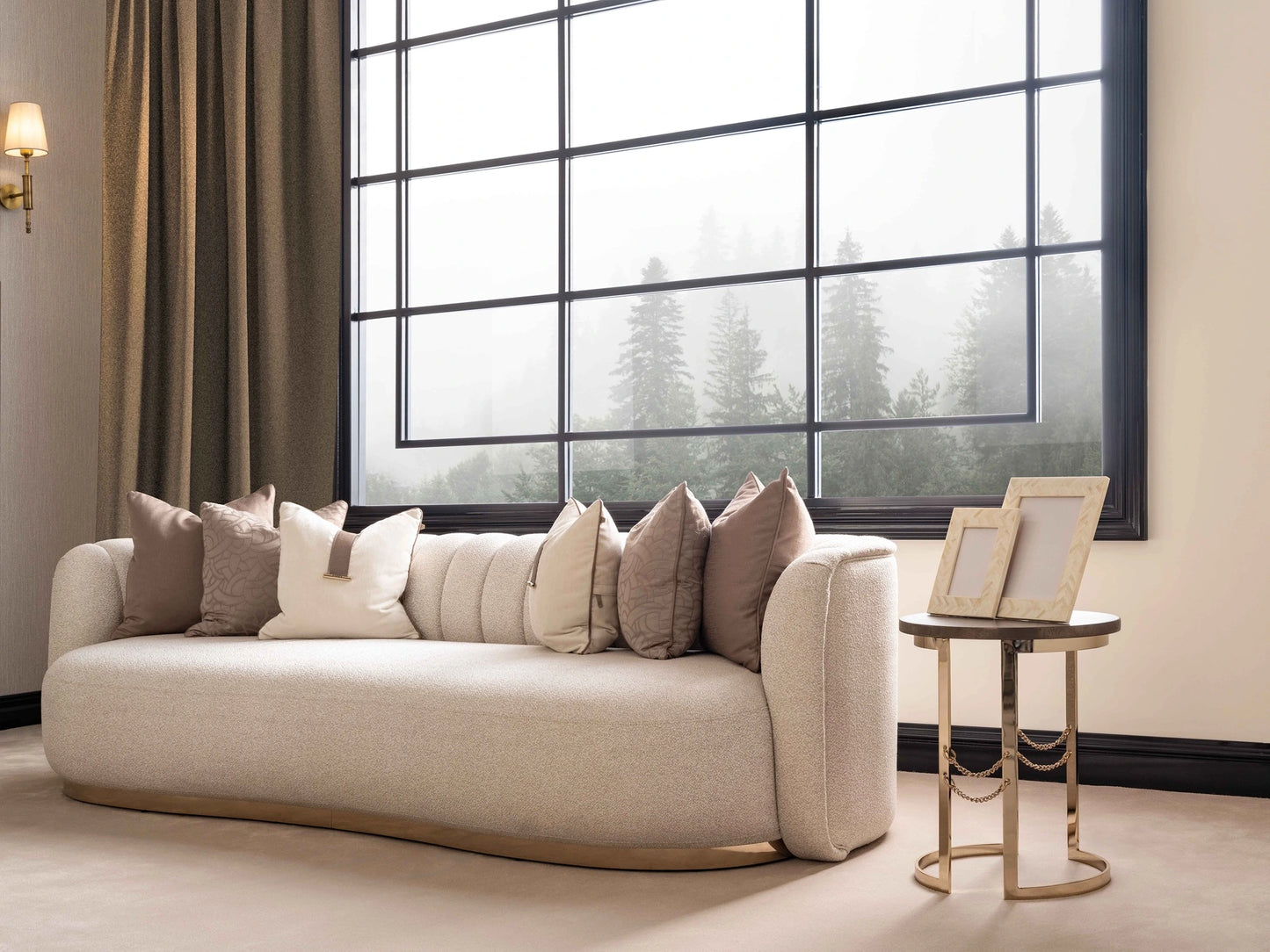 Calista Sofa Set – Modern 4 Seater + side table UK