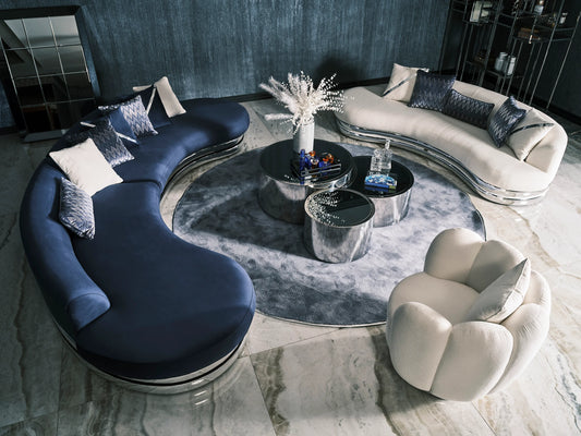 Ferre Curved Settee Sofa: A luxurious centrepiece for modern living – Luxe Life Furniture. Ferre Curved Settee Sofa: A luxurious centrepiece for modern living – Luxe Life Furniture.