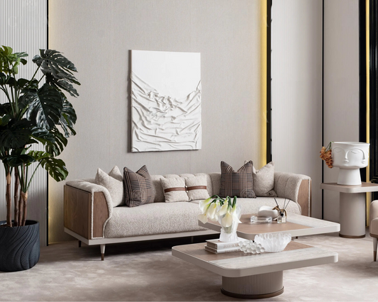Harmony 4 Seater Sofa Wooden End