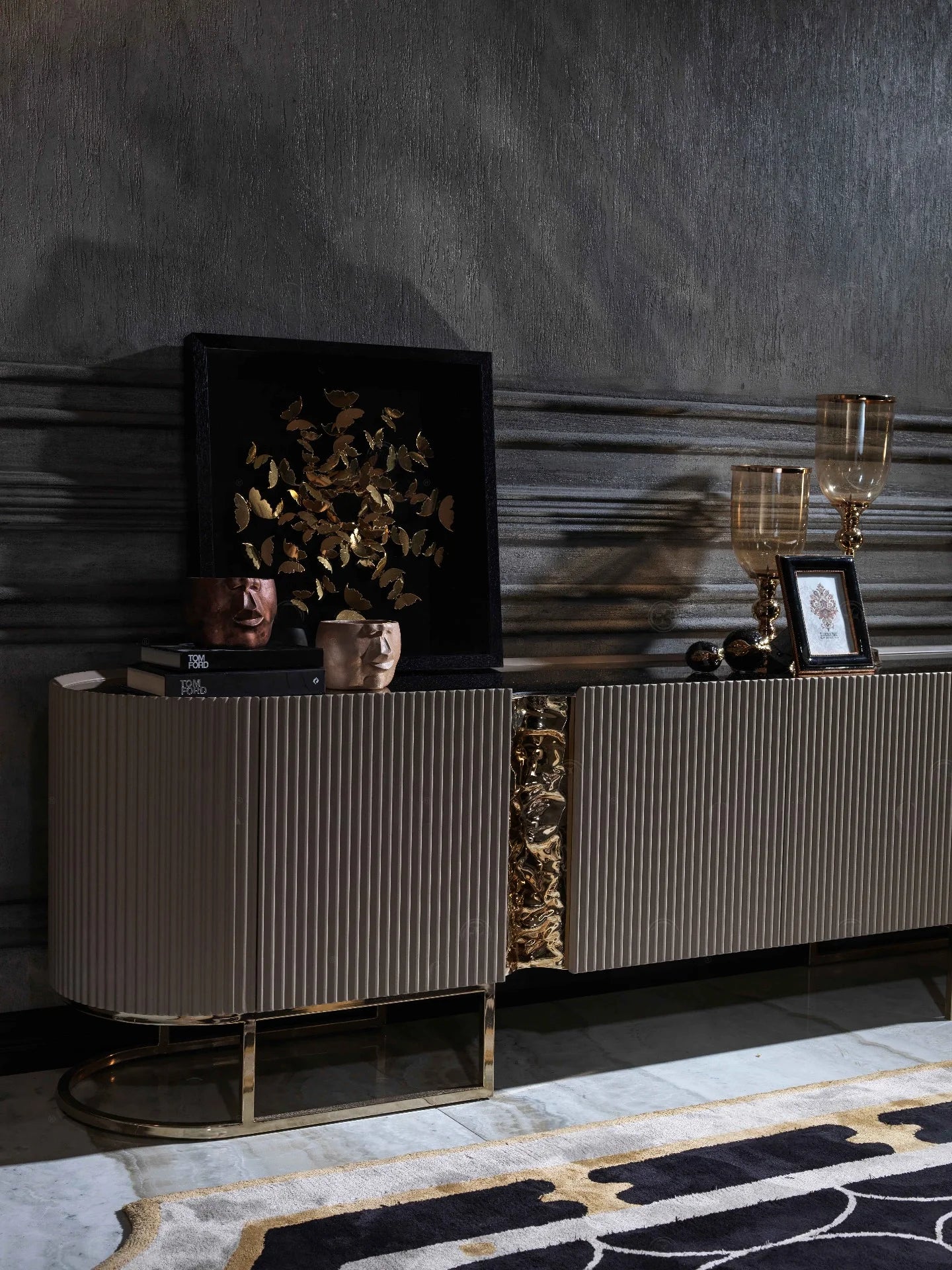 Lyon TV Stand with Drawer Storage – Luxe Life Furniture