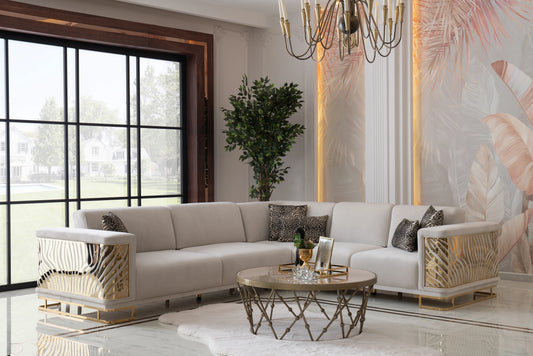 Monticelli Corner Sofa: Luxe Life Furniture Monticelli Corner Sofa: Luxe Life Furniture