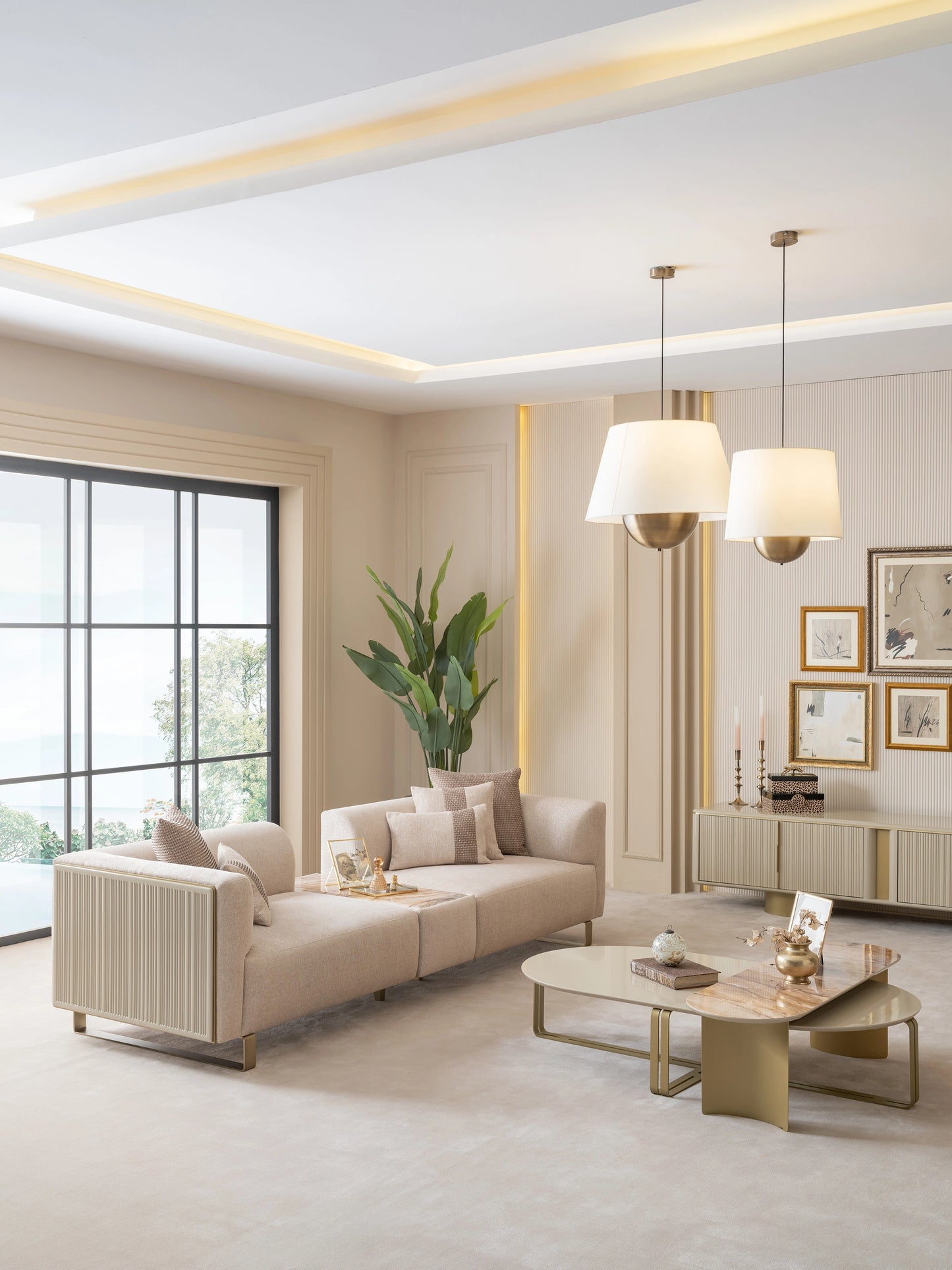 Massimo Comfortable Sofa Set -Modern Design | Luxe Life Furniture