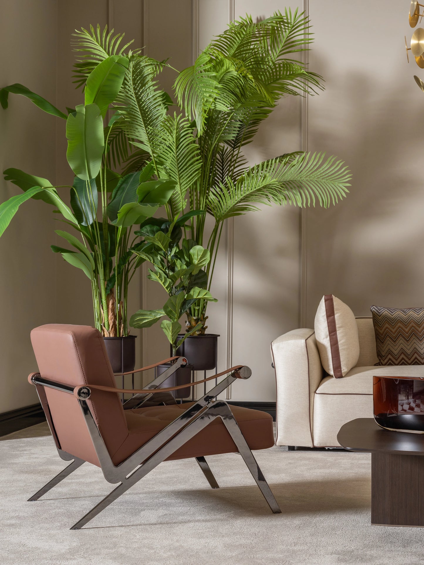Moka Armchair back view