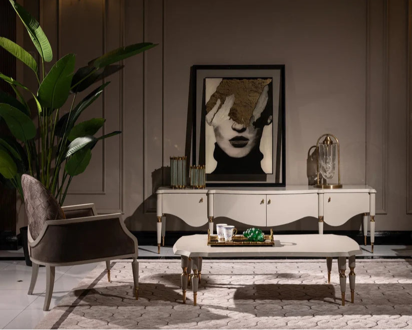 Monaco Luxury TV Stand with Doors & Storage – Luxe Life Furniture