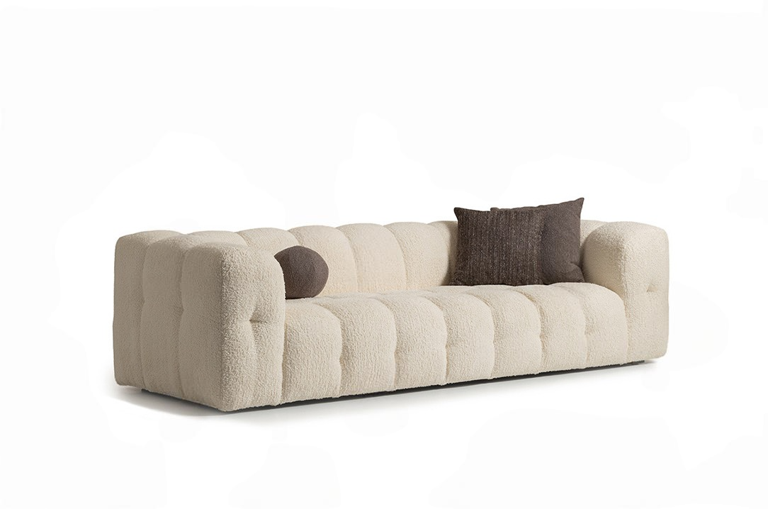 Unwind in Modern Luxury: Puffin 3 Seater Sofa