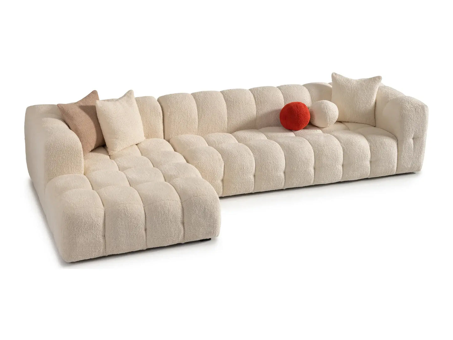 Plush Comfort & Modern Style: Puffin L-Shape Sofa