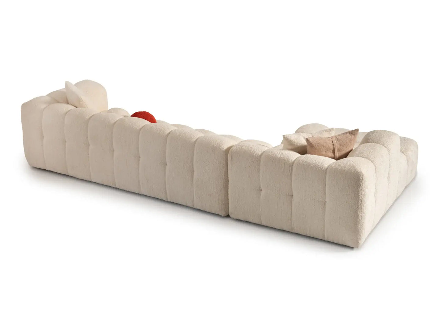 Plush Comfort & Modern Style: Puffin L-Shape Sofa