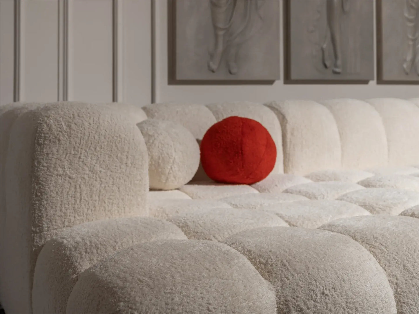 Plush Comfort & Modern Style: Puffin L-Shape Sofa