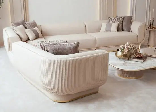 Small Corner Couch: Oscar Sofa Collection by Luxe Life Furniture