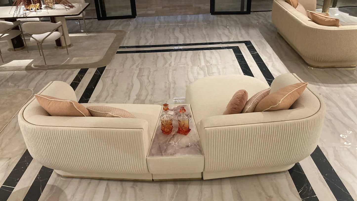 Small Corner Couch: Oscar Sofa Collection by Luxe Life Furniture