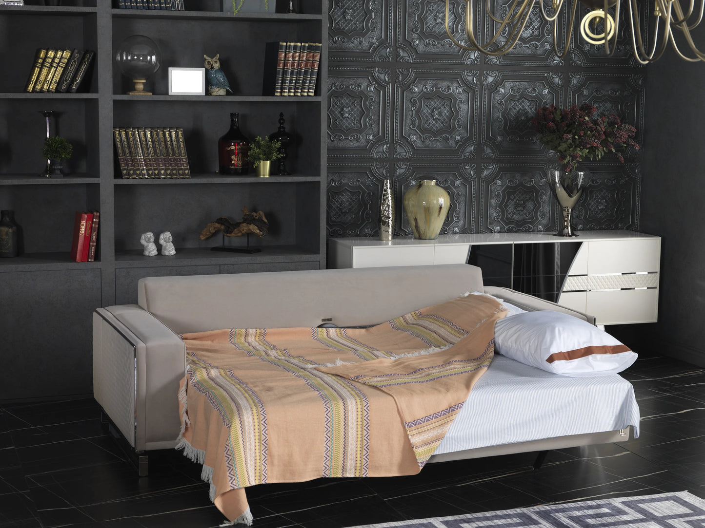 Uluda Sofa bed in bright room with natural light