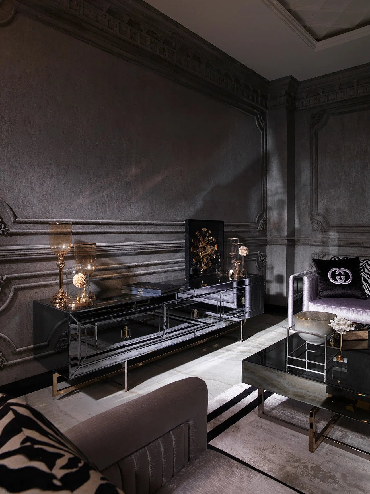 Side profile of Belgrad TV Stand design