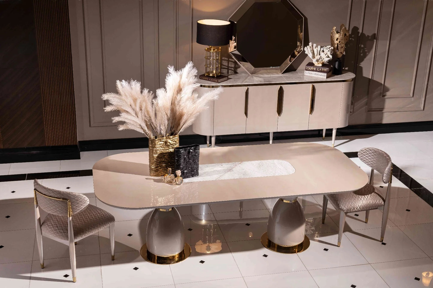 Braga table matching various home decors