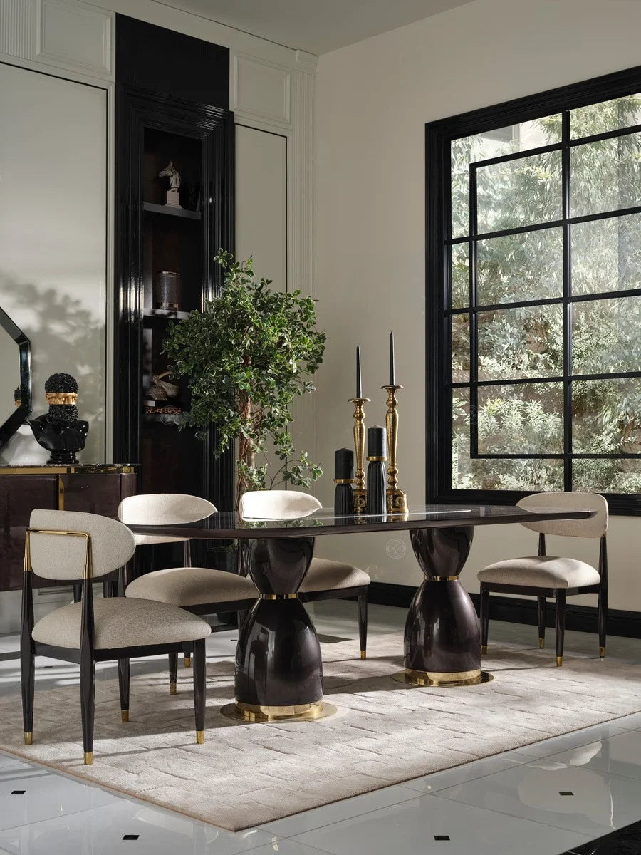 High-quality wood used in Braga table design
