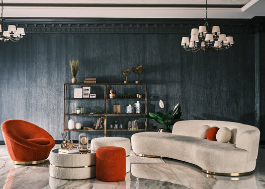 Laila Curved Sofa Set: Luxe Life Furniture Laila Curved Sofa Set: Luxe Life Furniture