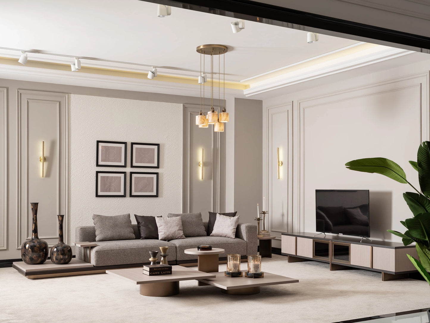 Roma TV Stand: Modern with Ample Storage – Luxe Life Furniture
