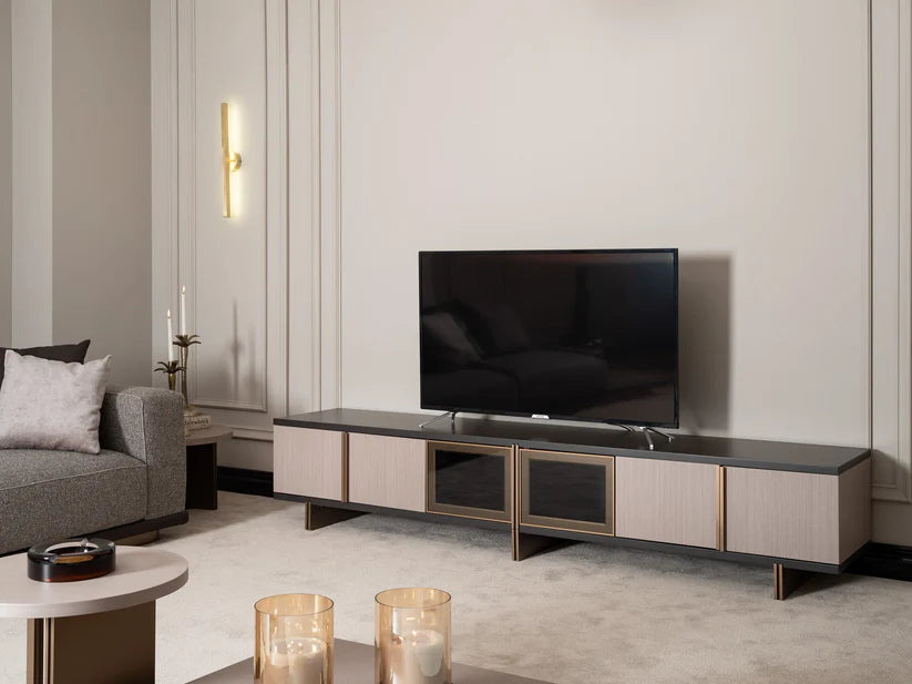 Roma TV Stand: Modern with Ample Storage – Luxe Life Furniture