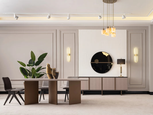 Roma Dining Table Wood Top : Modern luxury for a warm & inviting dining space. Roma Dining Table Wood Top : Modern luxury for a warm & inviting dining space.