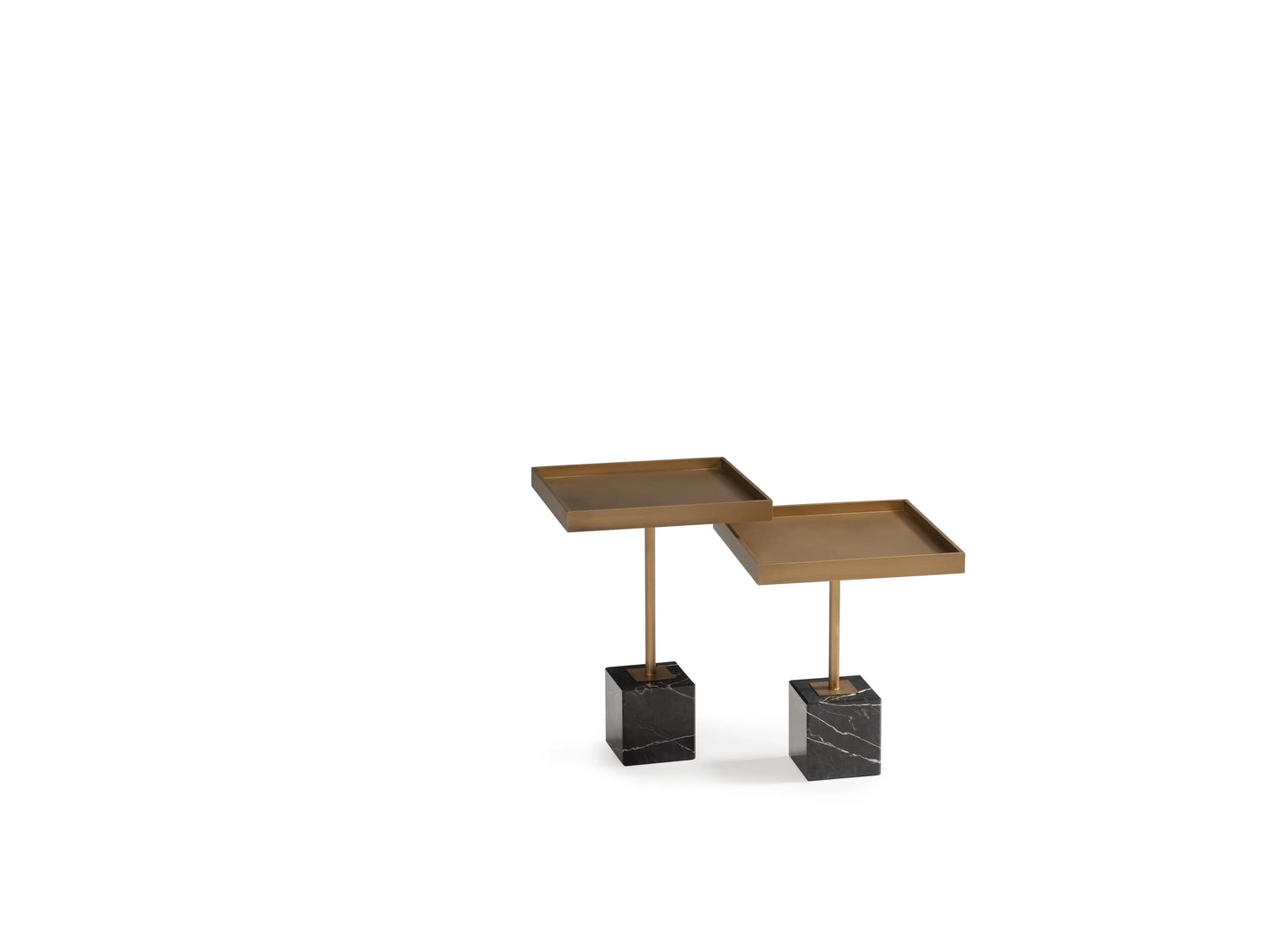 Pietra Dining Set nesting table with versatile stacking design