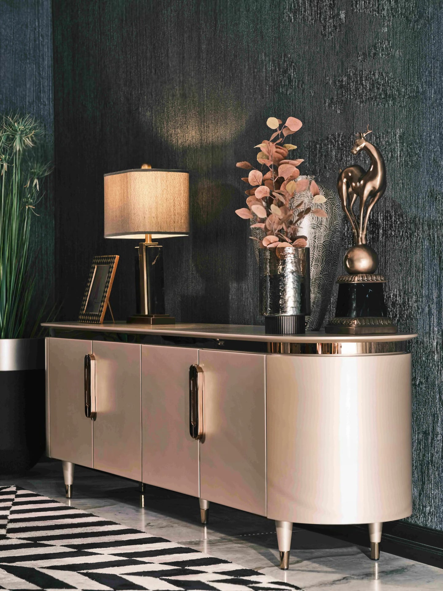 Porto sideboard. Part of the Porto Dining Set. Luxe Life Furniture.