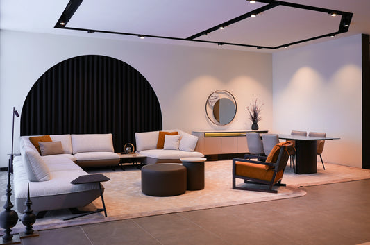 Simba Living Room Arm Module in grey fabric Simba Living Room Arm Module in grey fabric