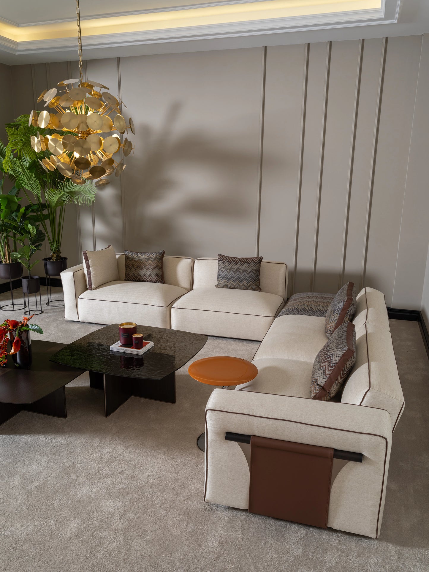 top view for the full Moka sofa