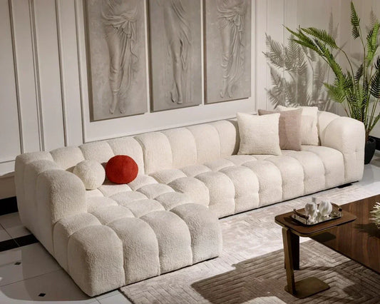 Puffin corner sofa with plush cushions and modular design, perfect for cozy Manchester living rooms.
