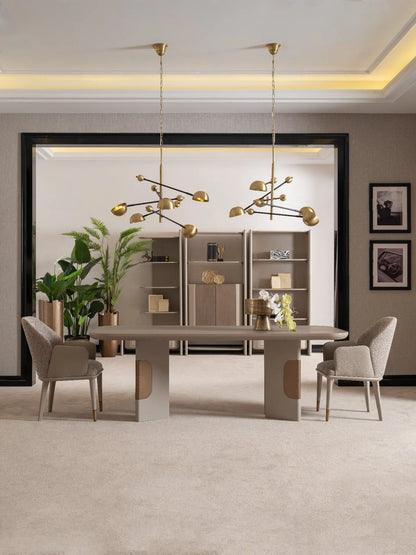 Milano Modern Dining Table: Crafted from high-quality materials, this stylish table is available in two sizes and comfortably seats 6-10 people