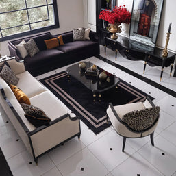 Monaco Wooden Frame 3 Seater Sofa