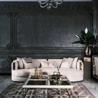 Como 4 Seater Sofa Curved