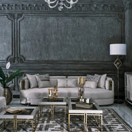 Como 4 Seater Sofa Curved