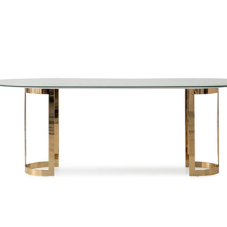 Luxury Parma Glass Top Dining Table – Luxe Life Furniture