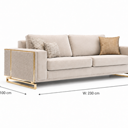 Uluda 3 Seater Sofa Bed