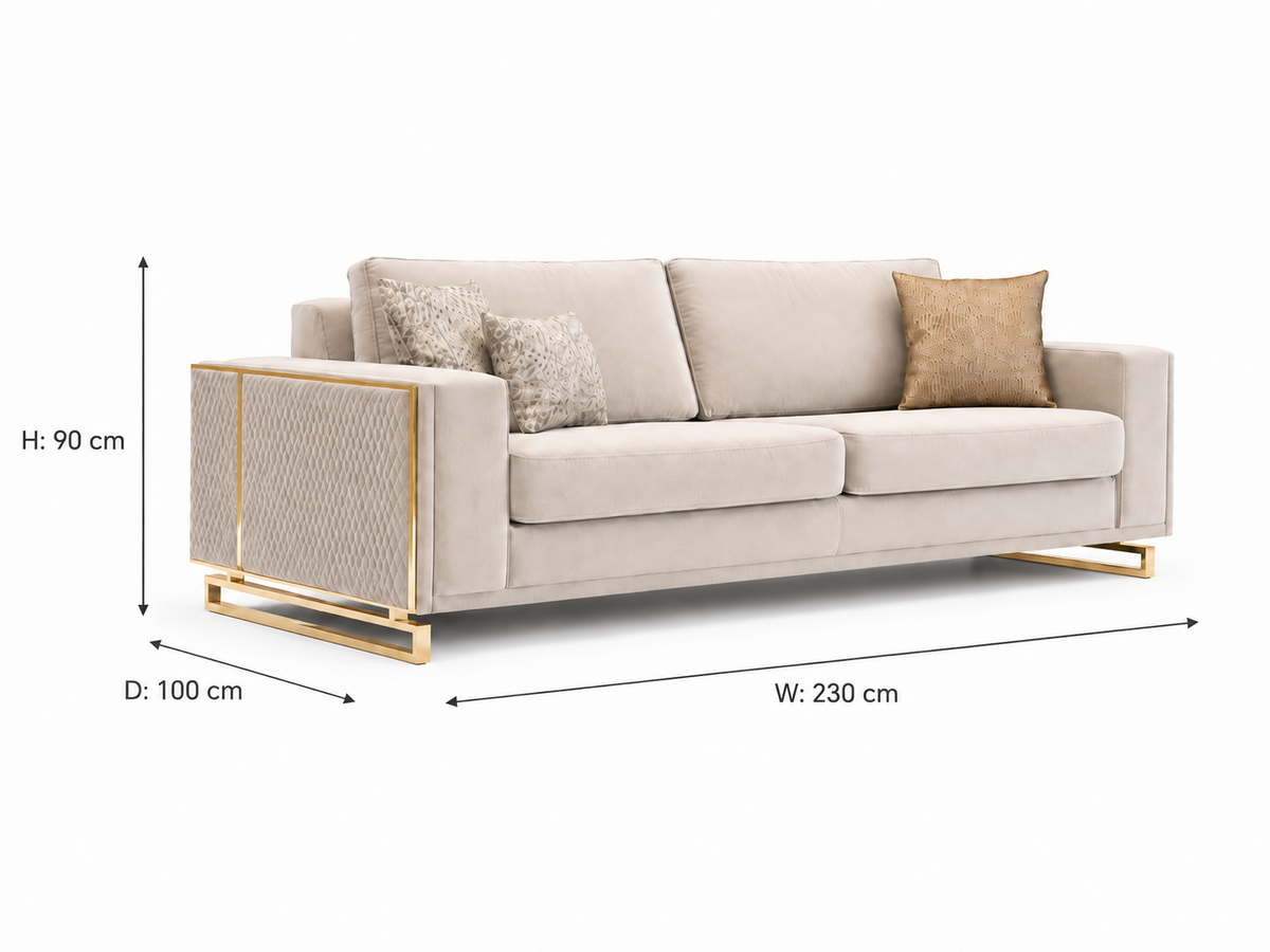 Uluda 3 Seater Sofa