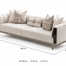 Ecrue 4 Seater Sofa