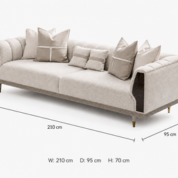 Ecrue 2 Seater Sofa