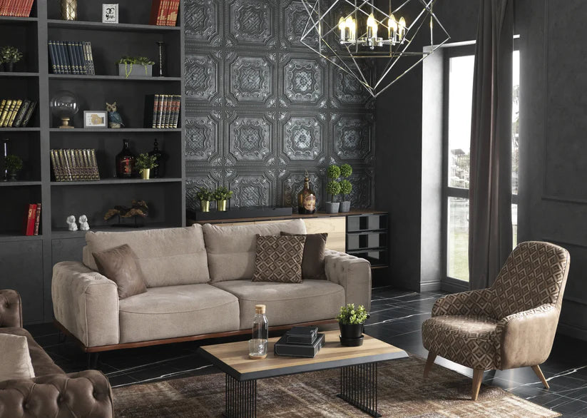 ANKA luxury sofa bed with armachir top view