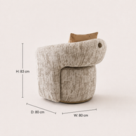 Mocha Armchair