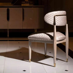 Luxe Life Furniture: Braga Dining Chair. Modern design for a luxurious dining experience. 