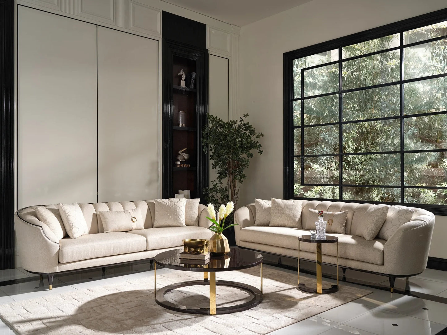 Braga Sofa Set:Luxe Life Furniture