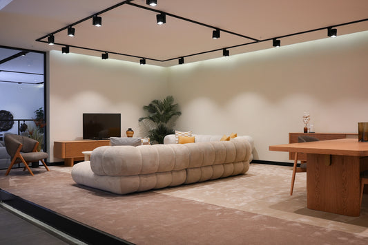 Lia Sofa Set UK styled in a luxury modern living room