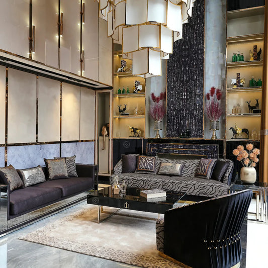 Belgrad Mirrored 2 Seater Sofa – Luxe Life Furniture Belgrad Mirrored 2 Seater Sofa – Luxe Life Furniture