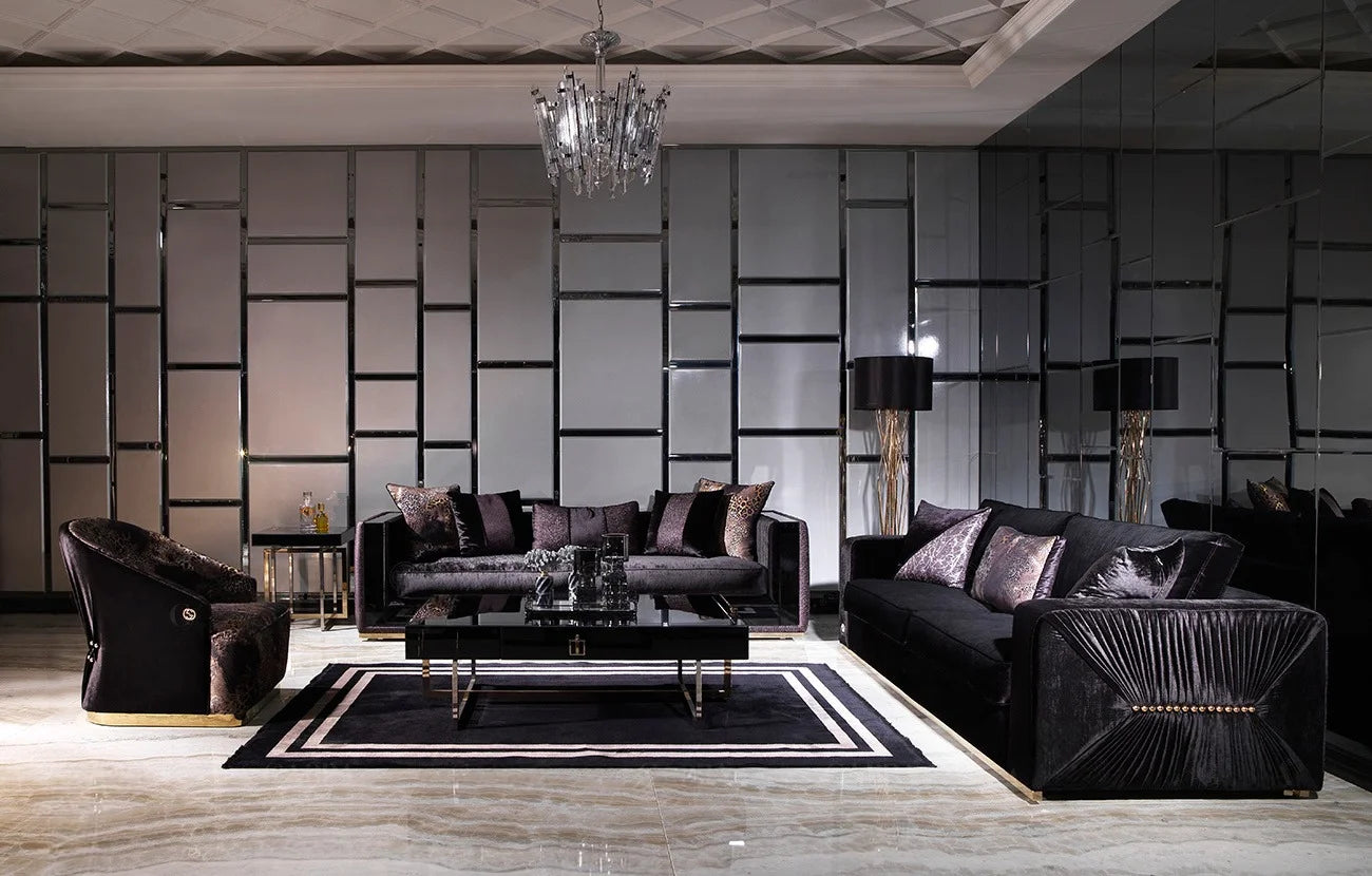 Belgrad Sofa Set:Luxe Life Furniture