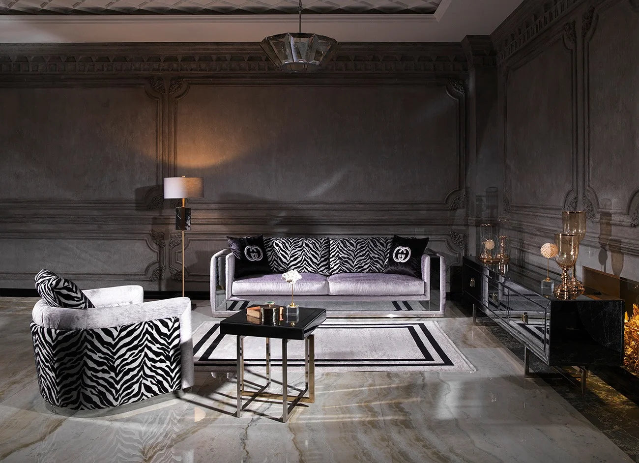 Belgrad Sofa Set:Luxe Life Furniture