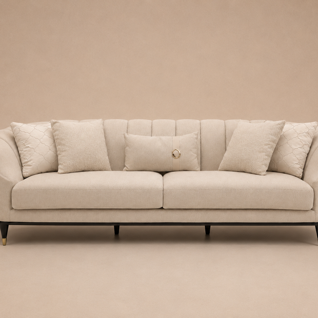 Braga 3 Seater Sofa Fabric Frame