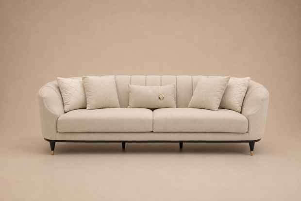 Braga 3 Seater Sofa Fabric Frame