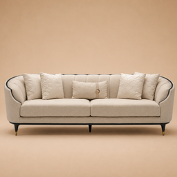 Braga 4 Seater Sofa Wooden Frame